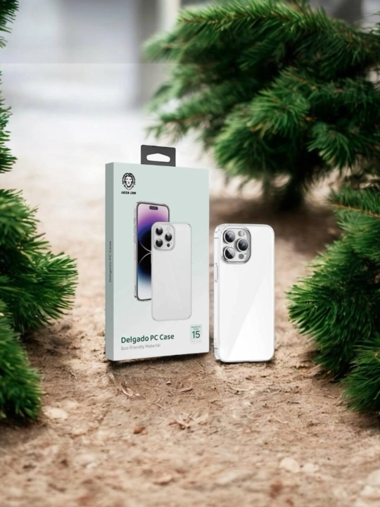 Прозрачный чехол Green Lion Delgado pc Case, для iPhone 14 pro