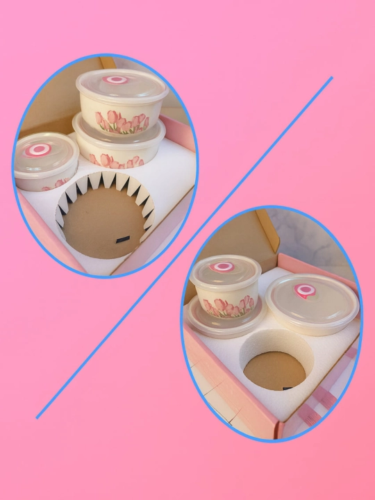 Контейнеры для хранения продуктов Pink Love из боросиликатного стекла, герметичные