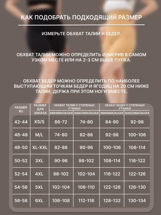 Трусы-шорты утягивающие, с эффектом плоского живота и тонкой талии