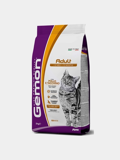 Сухой корм Gemon Adult Cat с курицей и индейкой (На развес, цена указана за 1 кг)