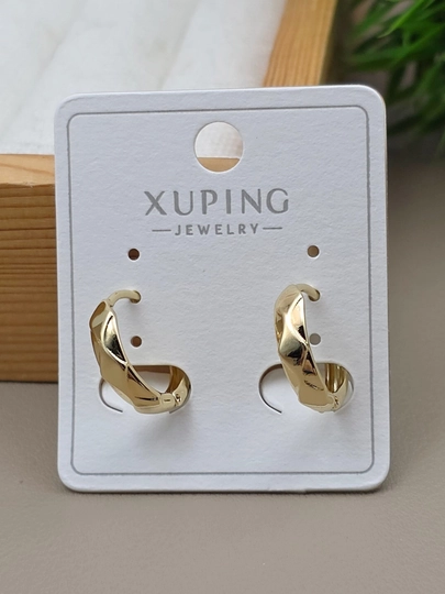 Xuping stainless steel серьги для женщин — DIORR-ZIRAXUP-БАГРОВ