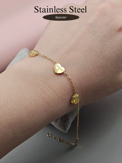Браслеты для женщин и девушек Xuping stainless steel VAN CLEEF — DIORR-BRASLET-ГОРЧИЧ