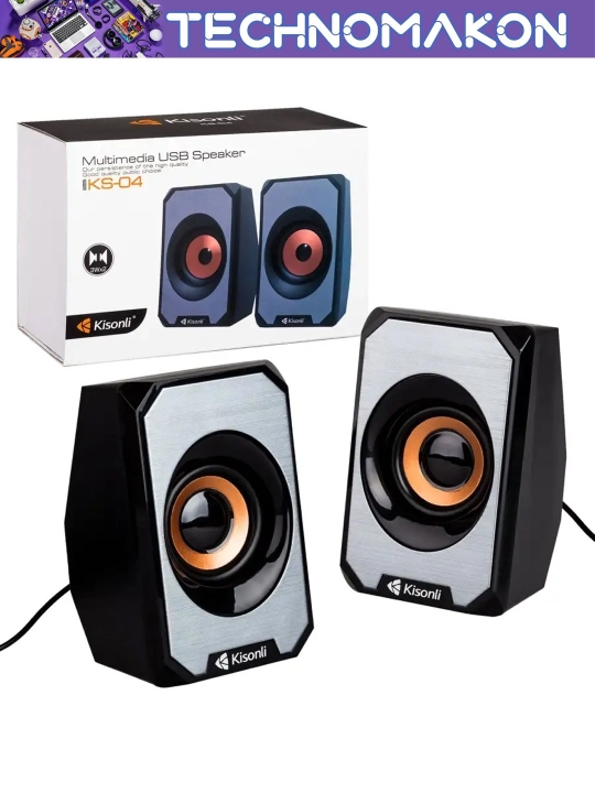Kомпьютерные колонки Kisonli KS - 04, stereo - 