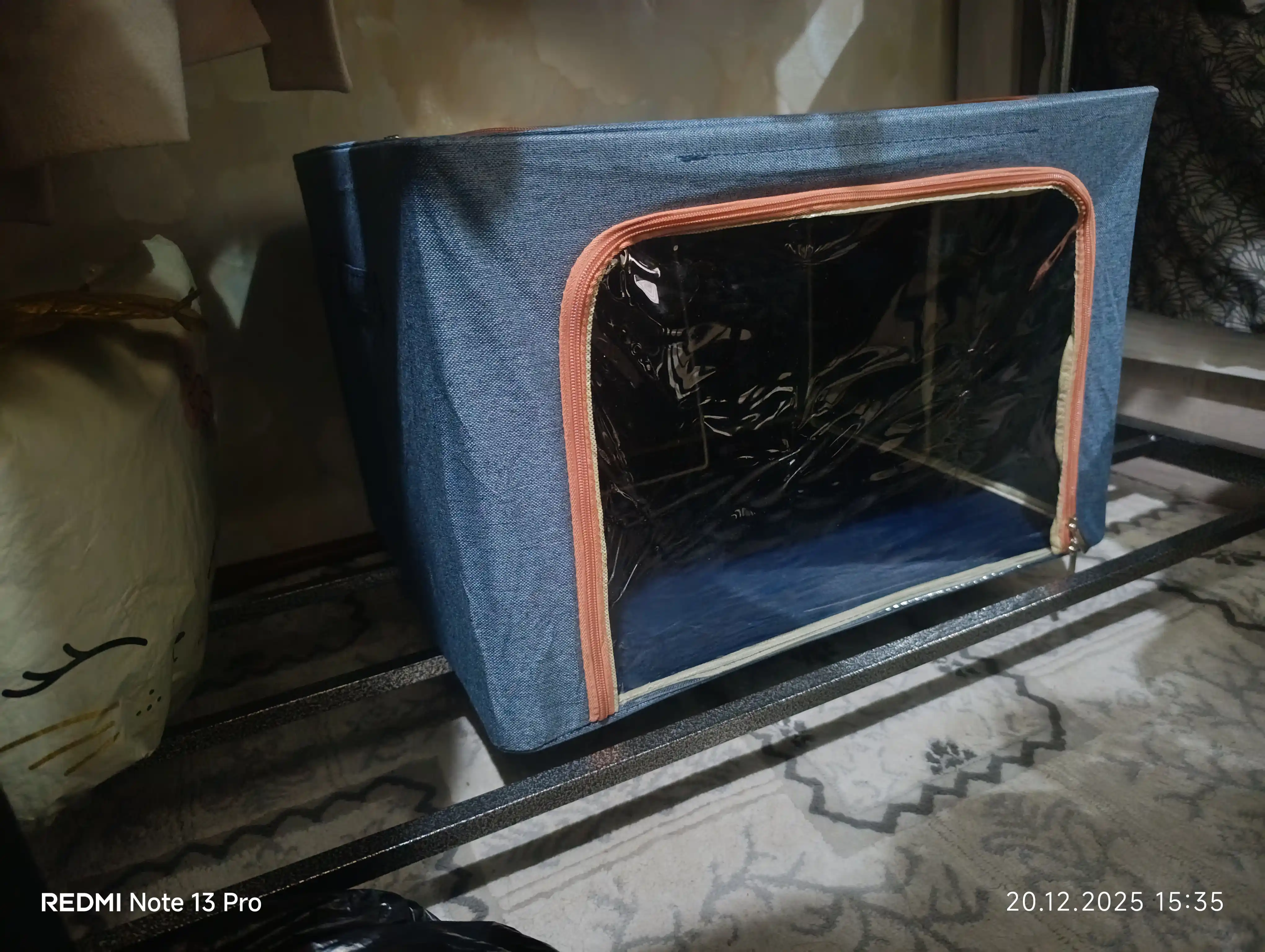 Коробка для хранения вещей FORRIS HOME с крышкой, складной органайзер для одежды 24–100л