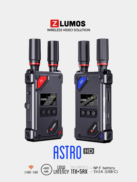 Video uzatuvchi ZLumos Astro - HDMI uzatuvchi, video signalning simsiz uzatilishi - 