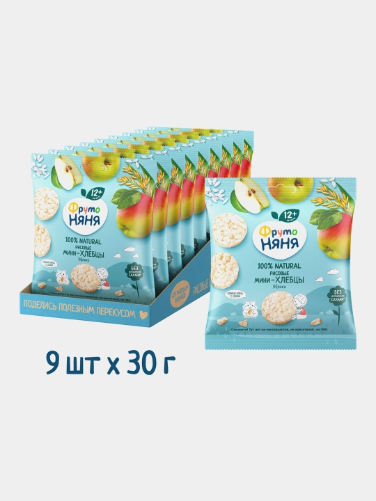 FrutoNyanya guruch mini nonlari olma bilan 30 g