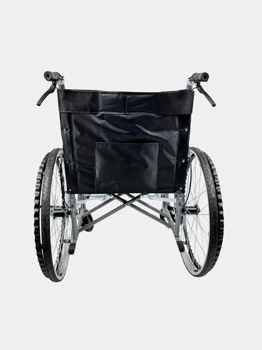 Nogironlar aravachasi, standart o'lcham, yengil, yuk ko'tarish qobiliyati 100-120 kg