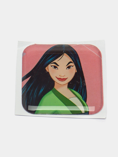 3D telefon stikerlari "Malikalar: Anna, Moana, Mulan" - 