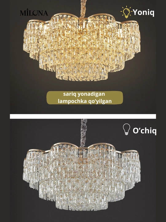 Люстра подвесная, хрустальная, с регулировкой высоты, 2 формы: круг и овал, с цоколем Е14
