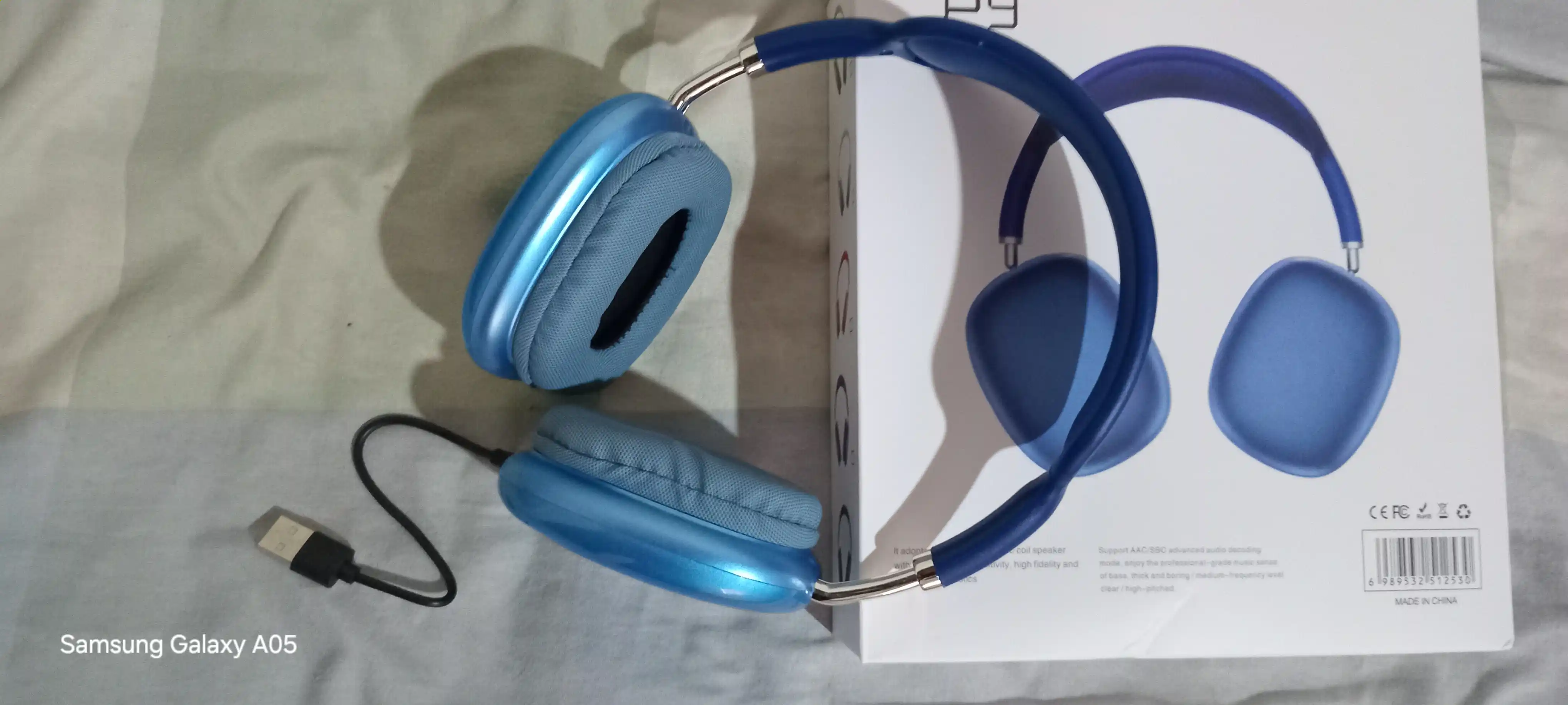 Simsiz quloqchinlar "P9 Bluetooth", "Pods Max RGB AP J01", mikrofon bilan