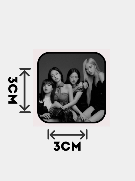 Стикеры на телефон 3D "Blackpink" - 