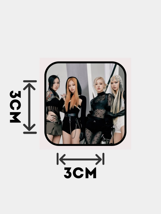 Стикеры на телефон 3D "Blackpink"