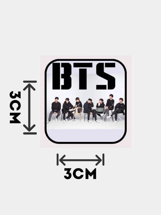 Telefon uchun 3D stikerlar "BTS", 3D  stiker, nakleyka "BTS" - 