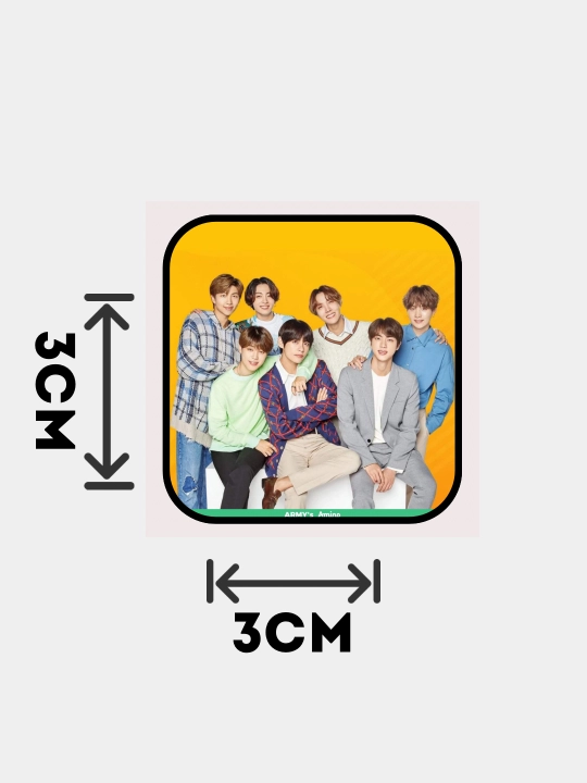 Telefon uchun 3D stikerlar "BTS", 3D  stiker, nakleyka "BTS" - 