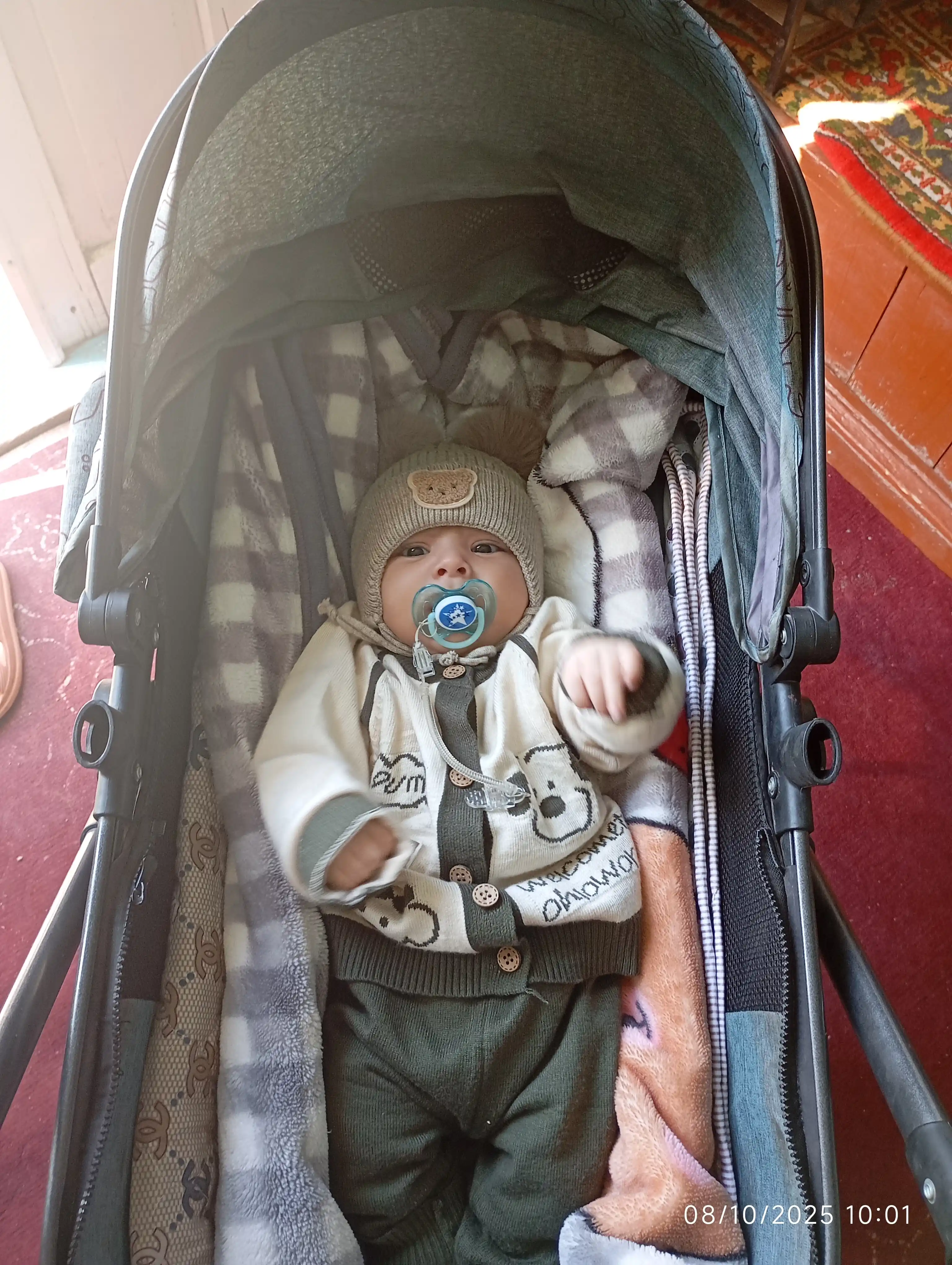 Silikon bolalar so'rg'ichi, ortodontik, 0-6-18 oy Babyland, 2 xil soskasi bilan