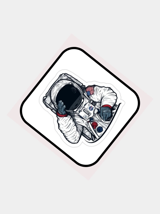 3D stikerlar "NASA", 3D telefon stikerlari, kosmik