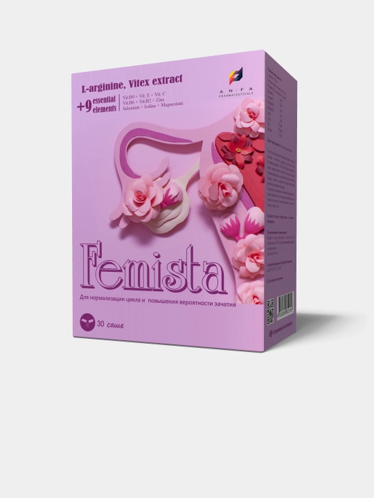 Комплексное средство для женского репродуктивного здоровья и зачатия FEMISTA, 30 саше - 