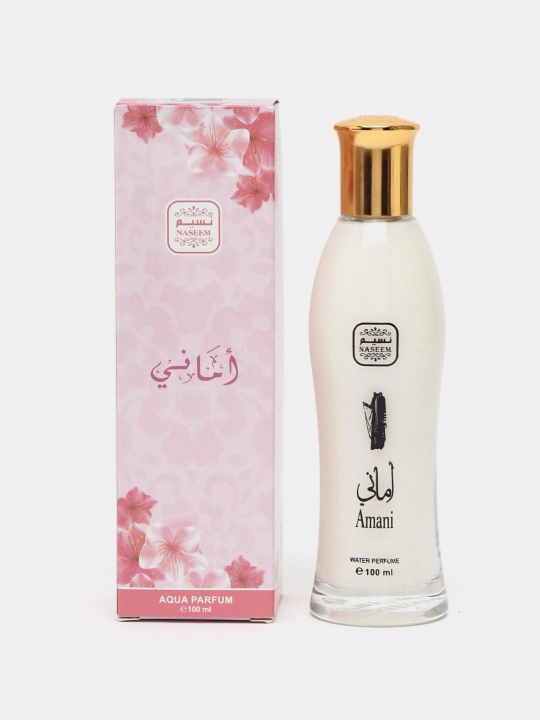 Amani ayollar atiri 100 ml – Nozik gul ifori, yengil va yoqimli Aqua Parfum - 