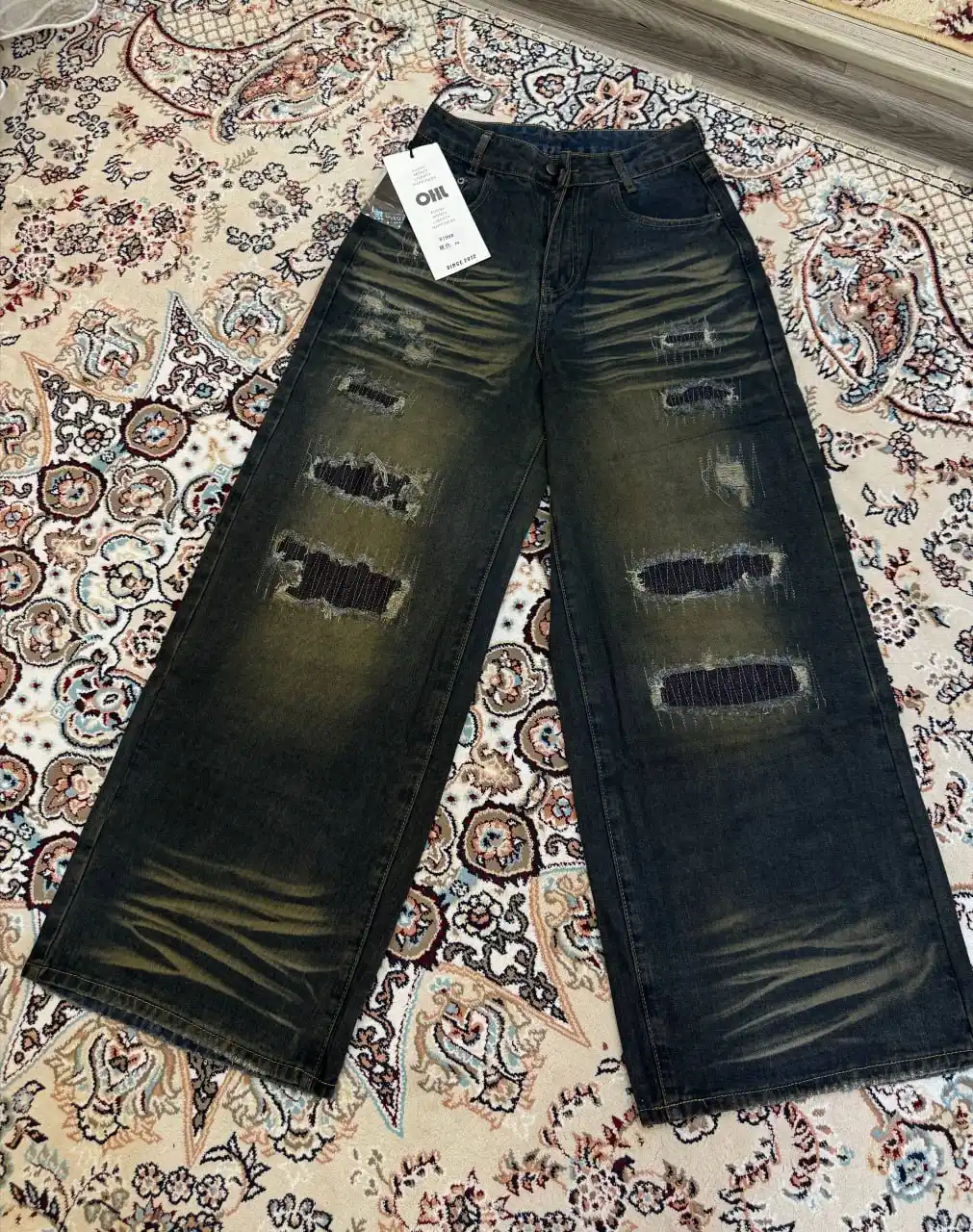 Ayollar uchun baggy jinsi, oversize, keng toʻgʻri, ko‘cha uslubidagi zamonaviy jinsilar