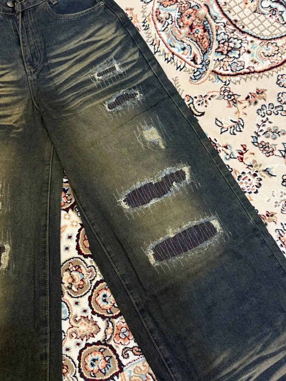 Ayollar uchun baggy jinsi, oversize, keng toʻgʻri, ko‘cha uslubidagi zamonaviy jinsilar