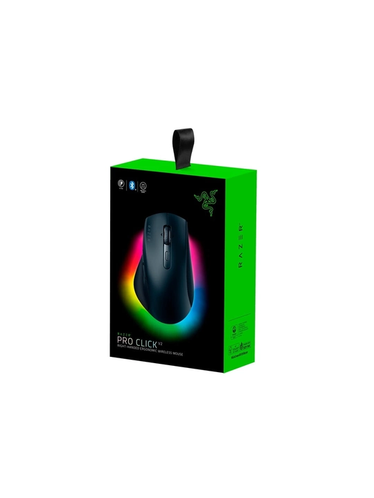 Razer Pro Click V2 simsiz o‘yin sichqonchasi, RGB yoritish, 30000 dpi, Bluetooth