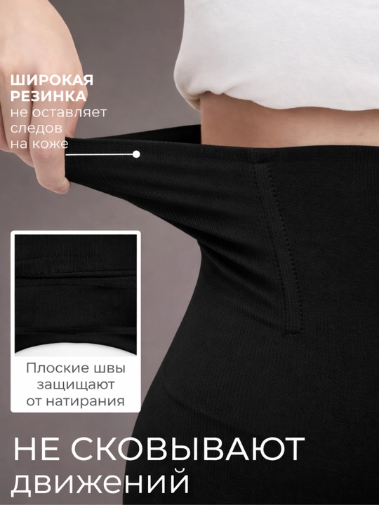 Трусы-шорты утягивающие, с эффектом плоского живота и тонкой талии