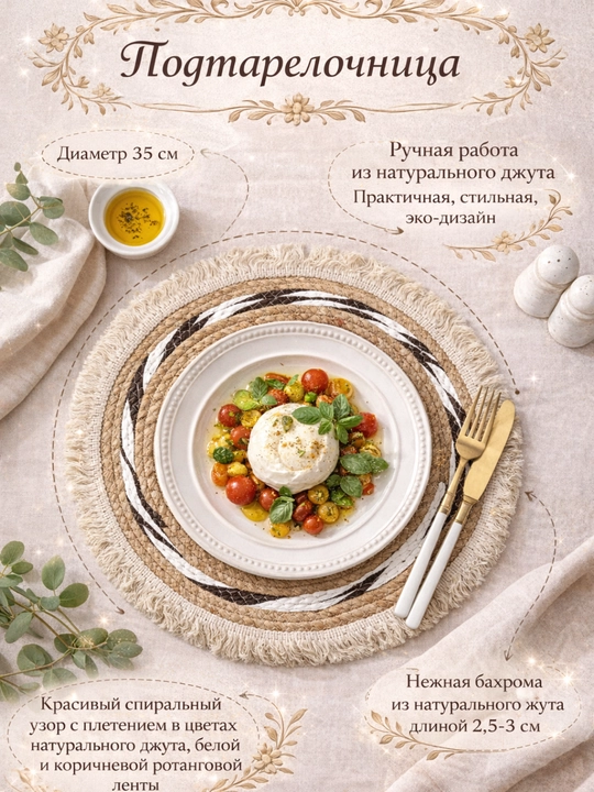 Подтарельник для сервировки стола