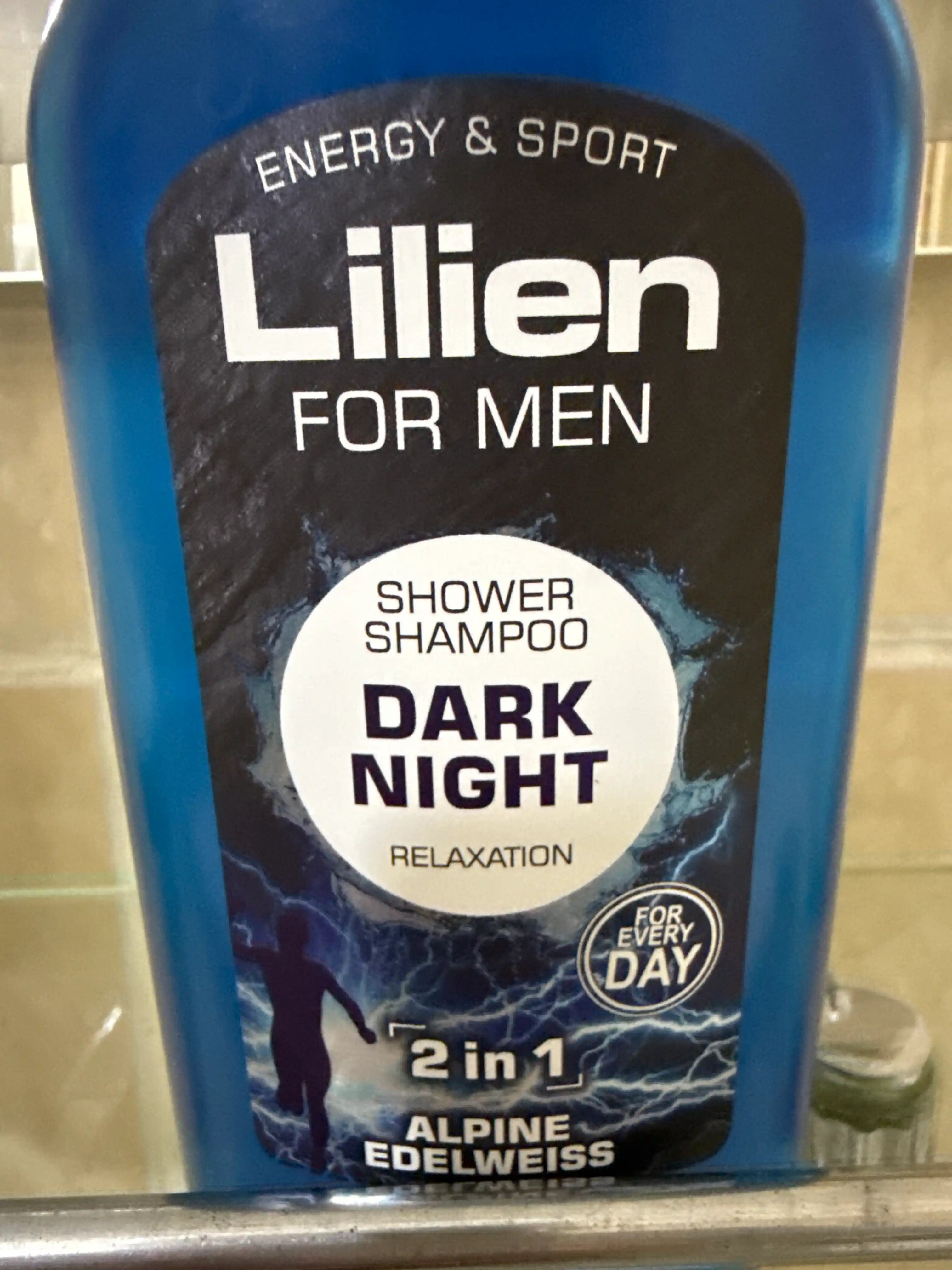 Lilien Dark Night Shampuni va Dush Geli - 2 tasi 1 da, 350 mll