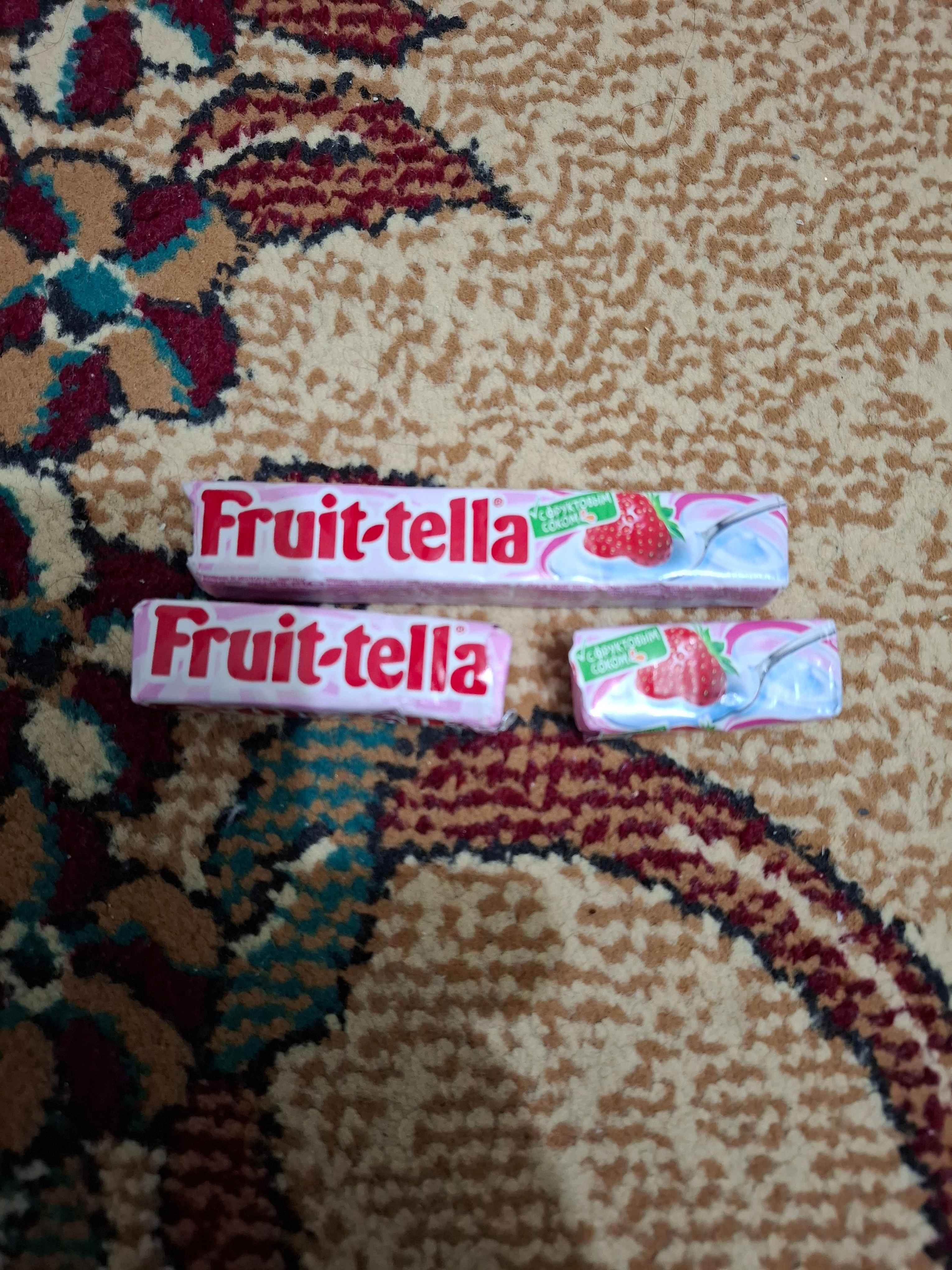 Fruit-tella chaynaladigan konfetlari Qulupnayli yogurt 41 grammdan