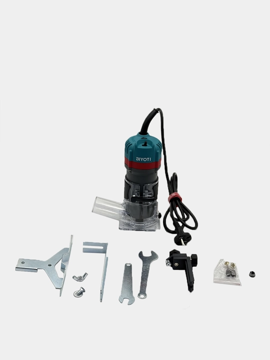 Elektr frezer BIYOTI BYT-WT370C, 450 Vt, 12 000–32 000 ayl/min, tsanga 6/8 mm