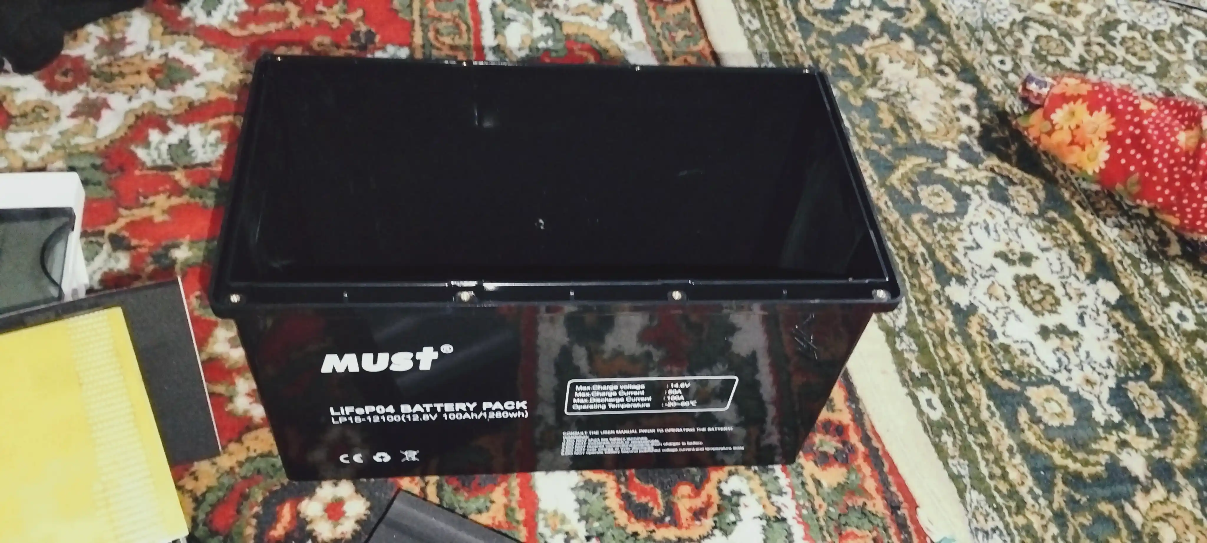 Аккумулятор MUST, LiFePO4, 12.8V, 100AH c функцией Bluetooh
