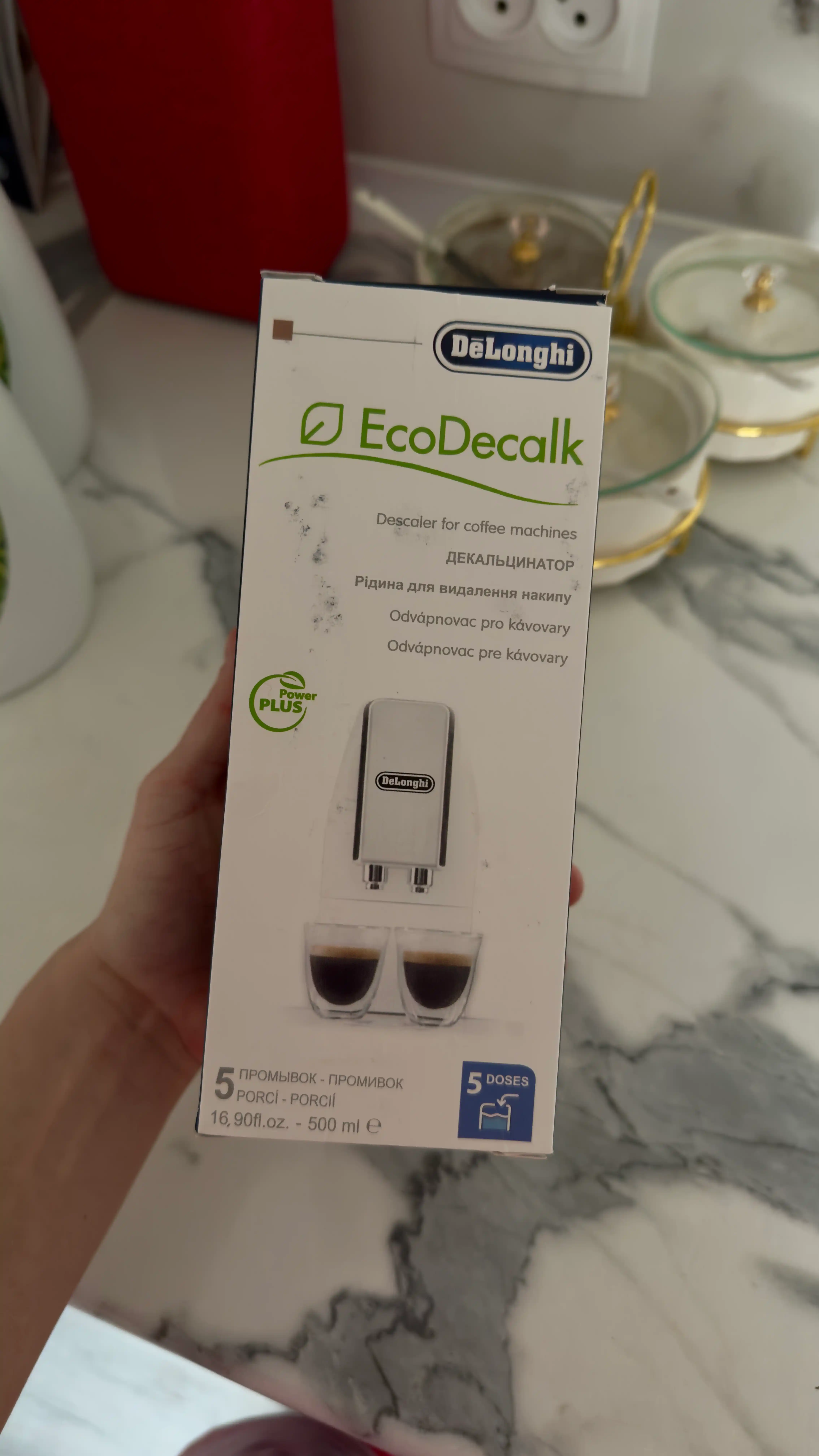 DeLonghi EcoDecalk DLSC cho‘kmaga qarshi vositasi, 500 ml
