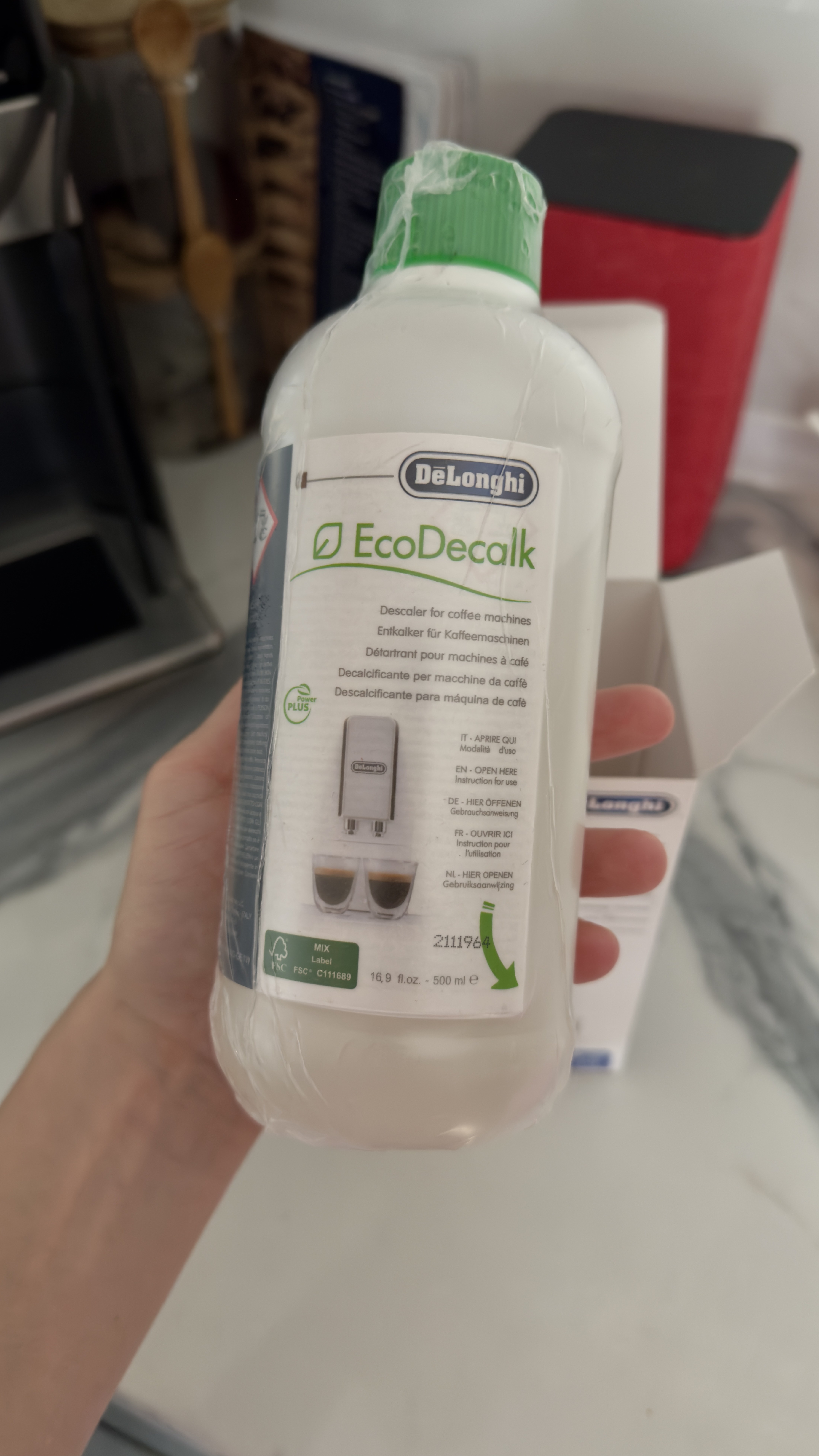 DeLonghi EcoDecalk DLSC cho‘kmaga qarshi vositasi, 500 ml