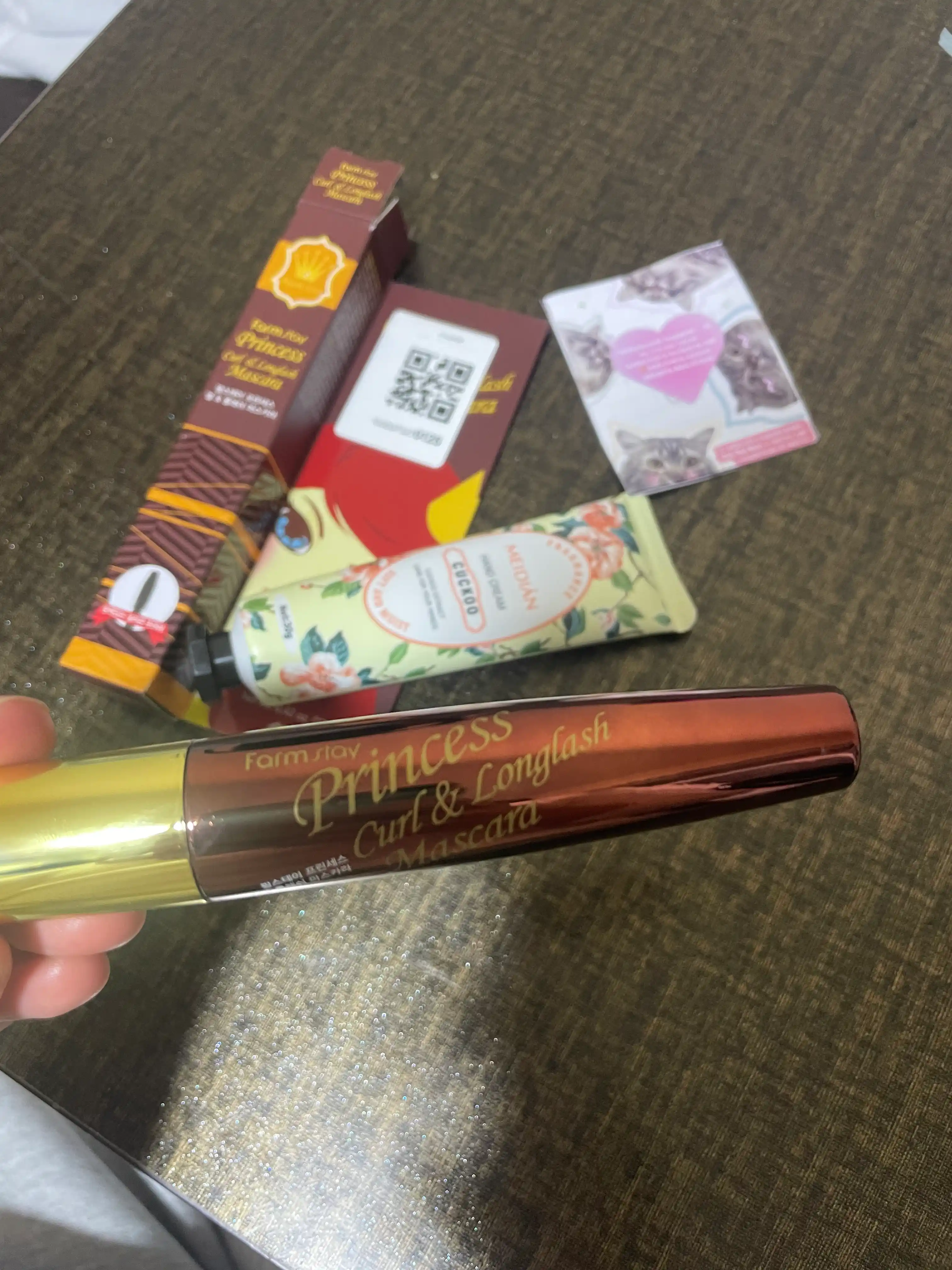 Водостойкая тушь для ресниц, с коллагеном, 2 в 1, Farm Stay Gold Collagen Dual Volume