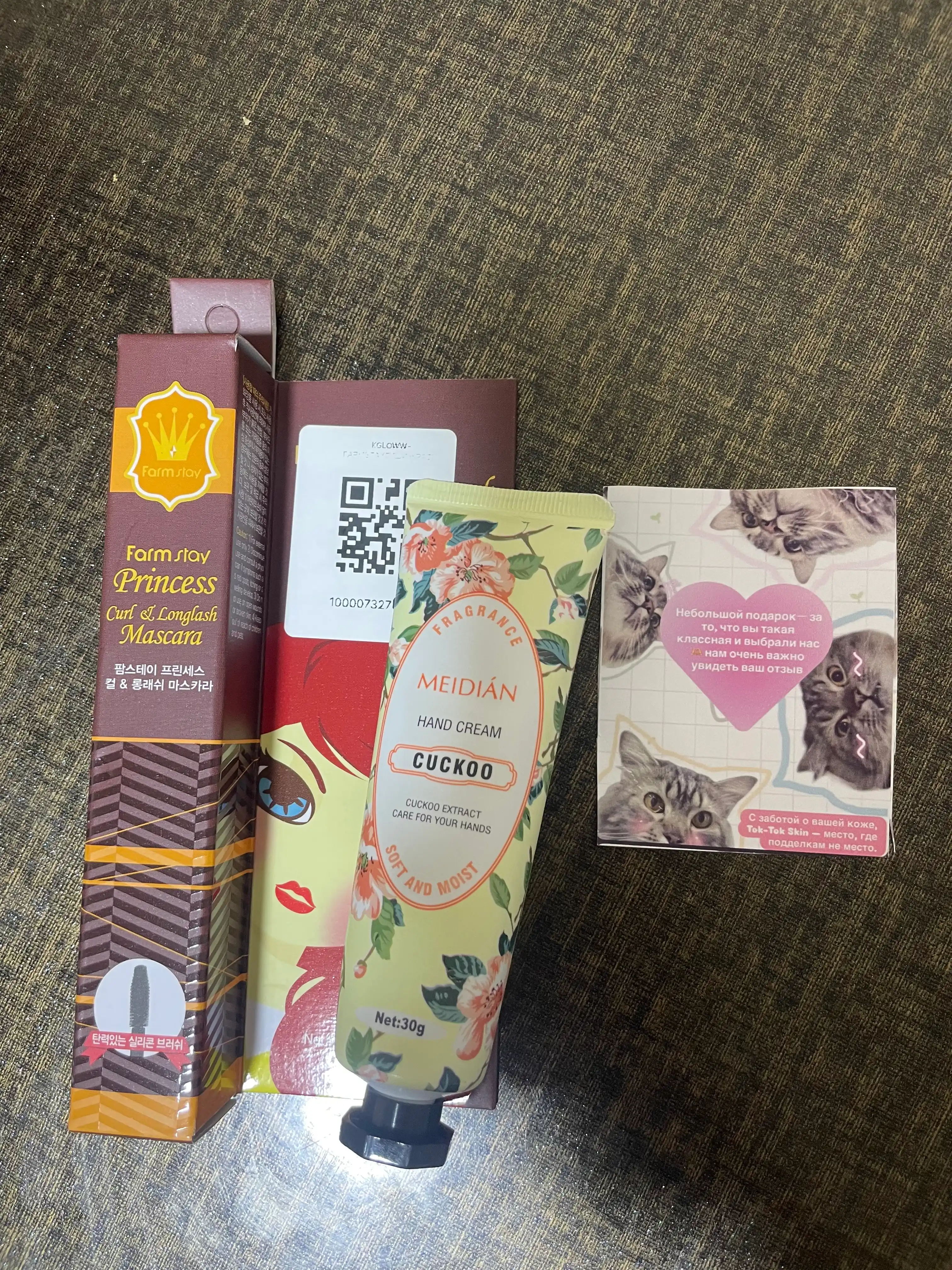 Водостойкая тушь для ресниц, с коллагеном, 2 в 1, Farm Stay Gold Collagen Dual Volume