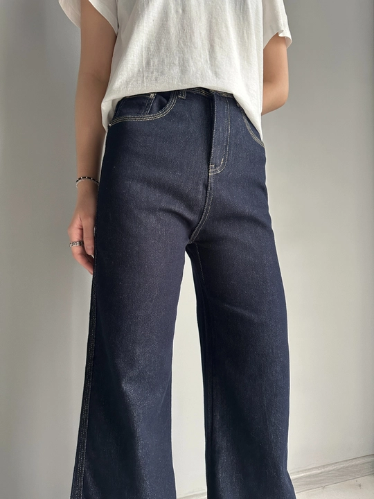 Ayollar uchun to‘g‘ri bichimli jinsi shim (Wide Leg)