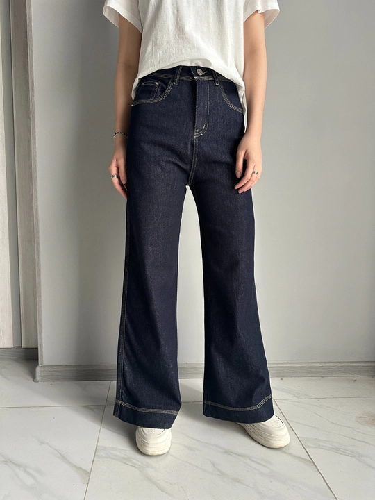 Ayollar uchun to‘g‘ri bichimli jinsi shim (Wide Leg)