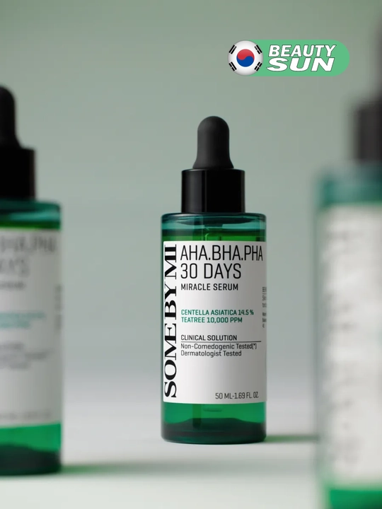Kislotalar va sentella qo'shilgan tinchlantiruvchi zardob, Some by mi, Aha.bha.pha, 50 ml