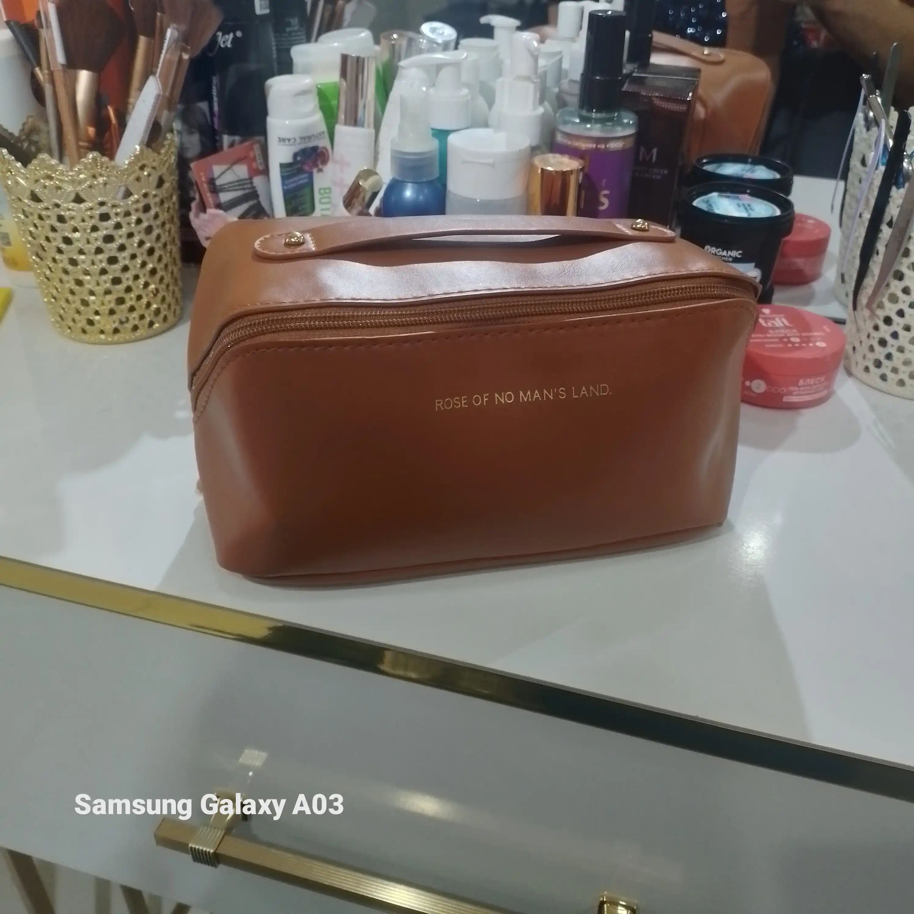 Kosmetika uchun zamonaviy, suvga chidamli organayzer, Travel Bag - katta sig‘imli