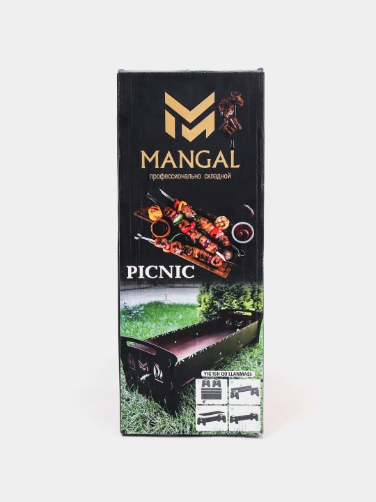 Mangaluzbdan yig‘ma Pantera mangal, 5x1 to‘plam, po‘lat, mustahkam