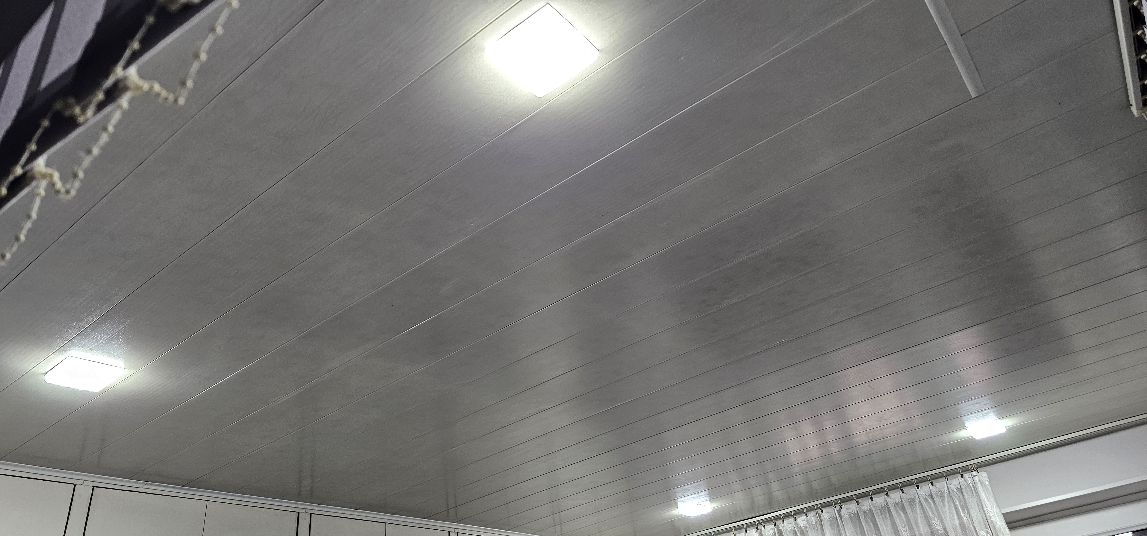 LED, panel, akril, kvadrat, ichki drosselli, 10-36W, oq, limon rang, ichki yoritgich