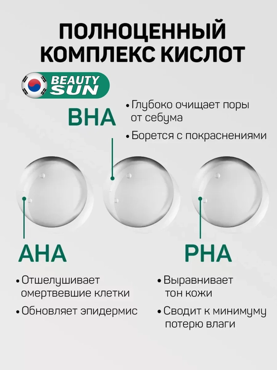 Husnbuzar va akne uchun yuvinish ko‘pigi, sentella bilan, Some by mi, Aha, Bha, pha 30 days, 100 ml