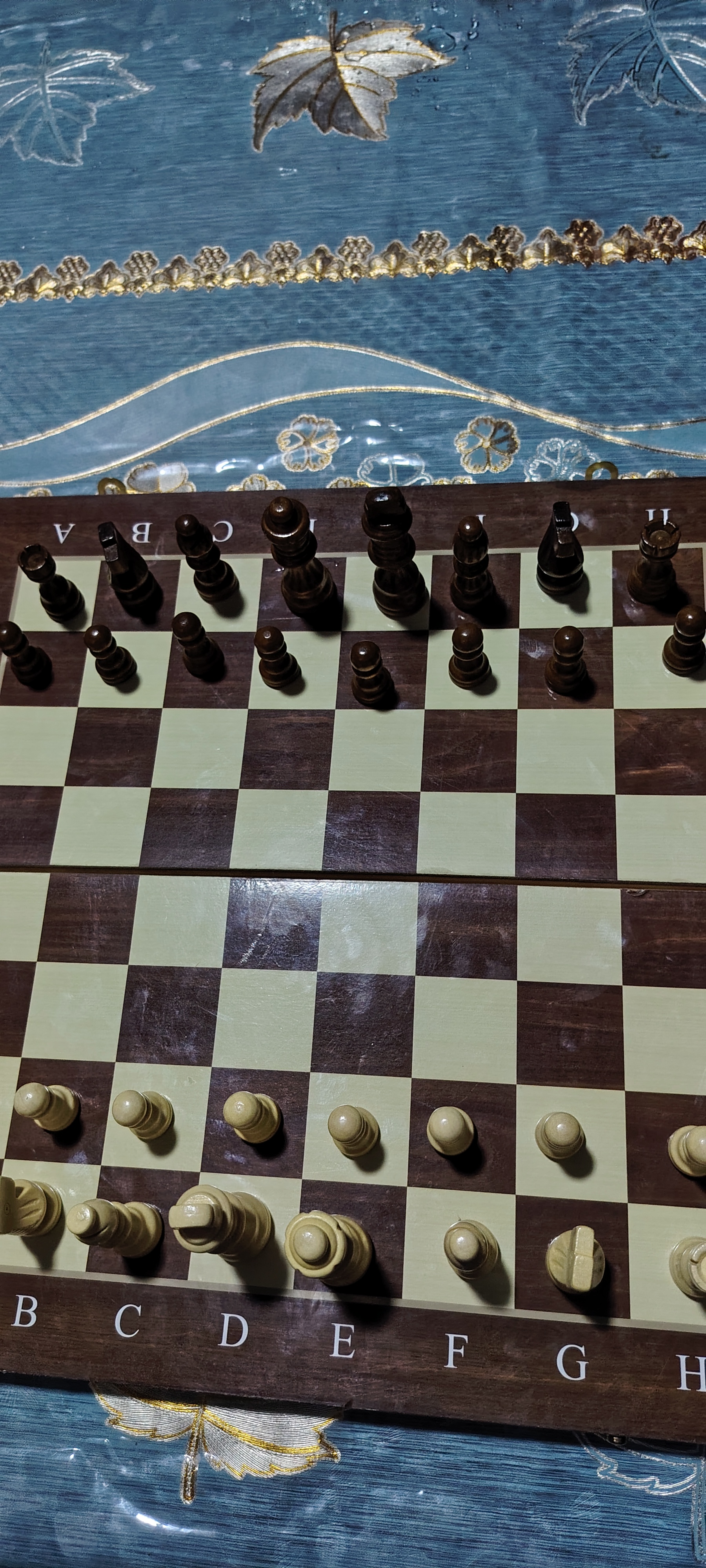 Shaxmat to'plami, magnitli, yog'ochdan