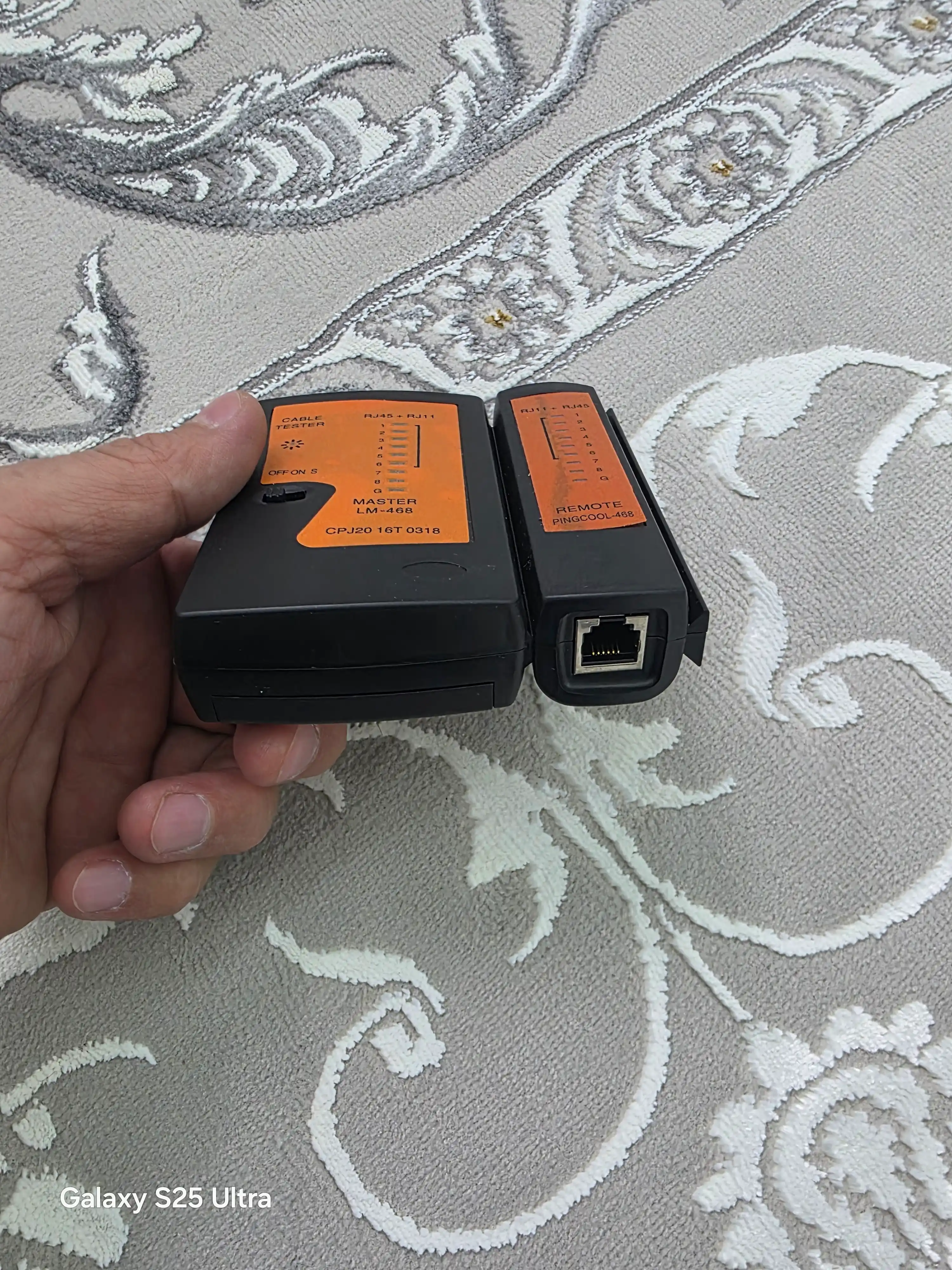Лан тестер, для проверки сетевого кабеля RJ45 - RJ11