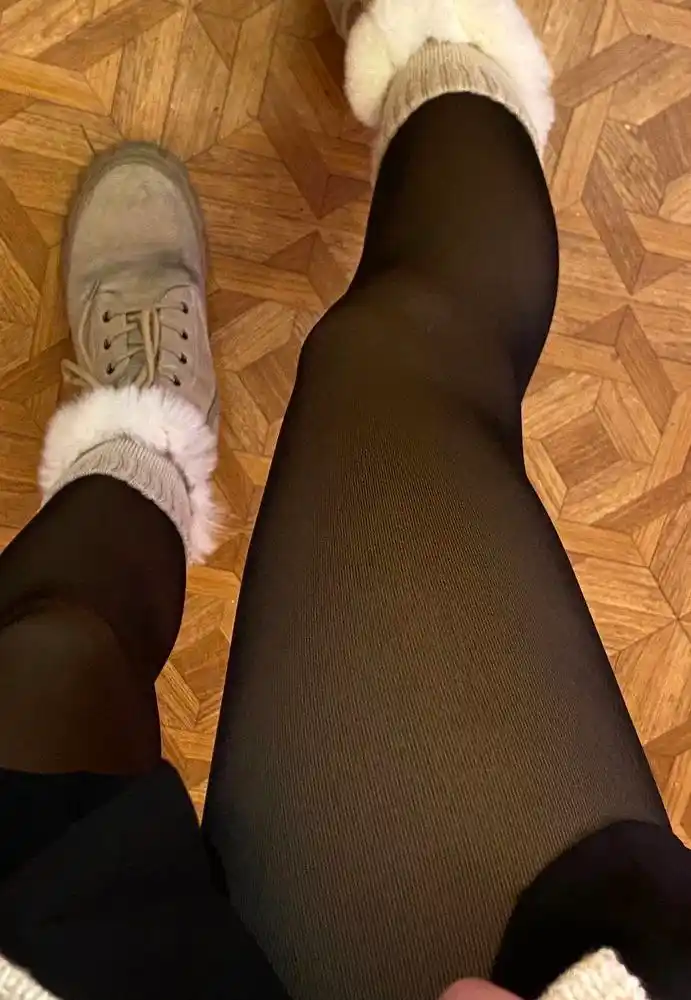 Qishki kapron kalgotkalar, issiq kolgotka ikkinchi teri effekti bilan, 2 hil