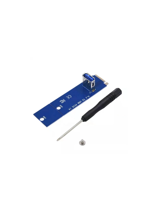 M. 2 (NGFF) dan USB 3.0 PCIe 1X adapteriga
