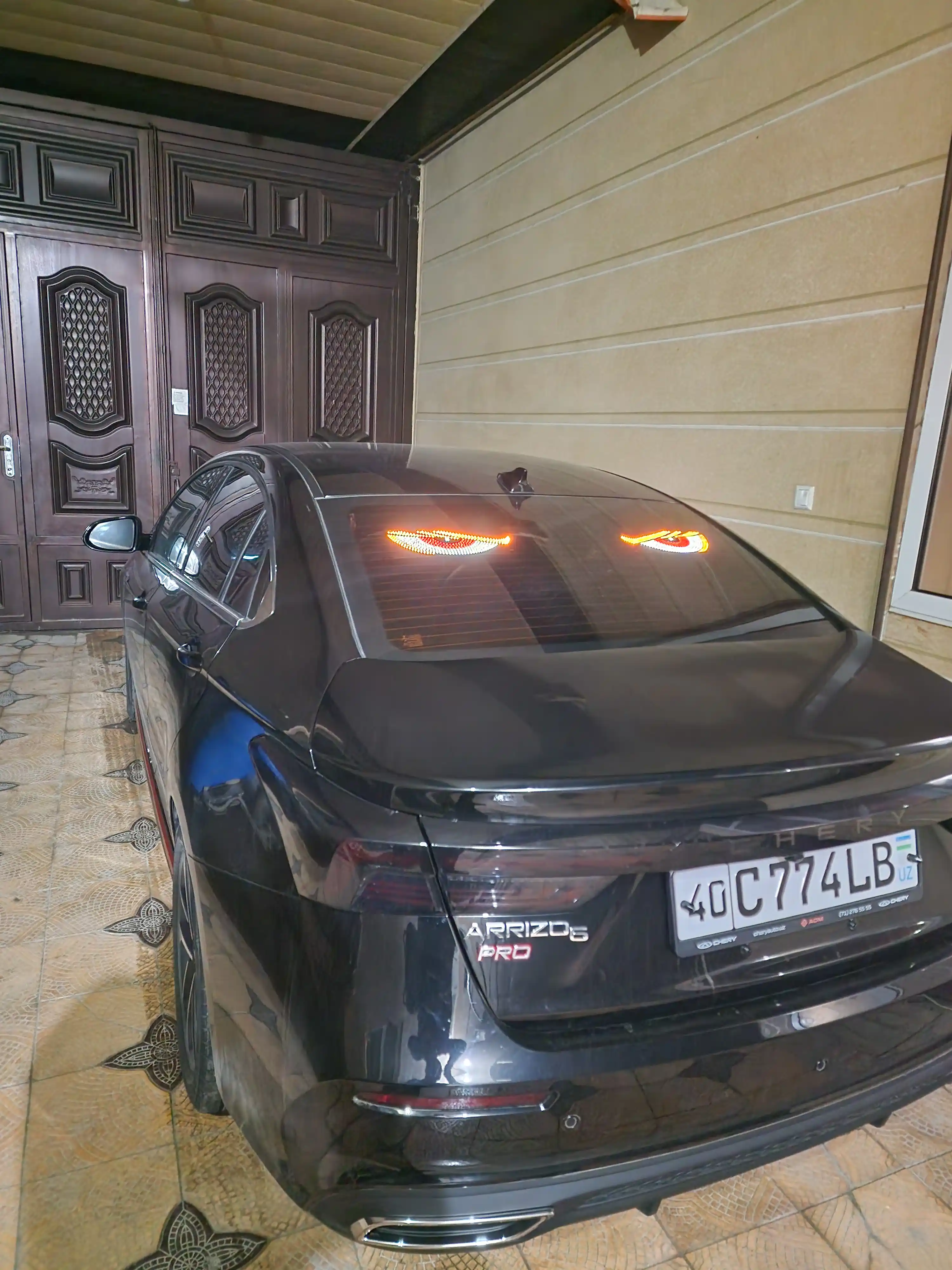 Светодиодная панель Глаза для автомобиля, 11 режимов, Devil Eyes