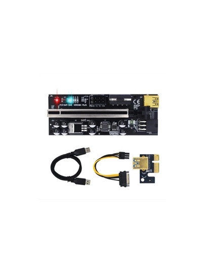 PCI-E 6-Pin / SATA quvvatli ver009c Plus ko'taruvchisi