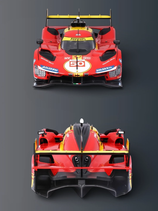 Ferrari 499P Le Mans No50 metall modeli 1:24, eshiklar ochiladi