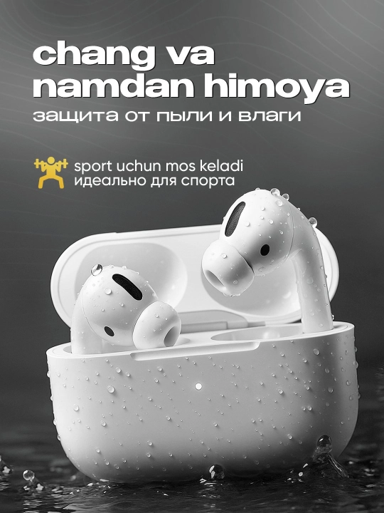 IPhone va Android bilan mos keladigan sensorli ekranli simsiz Pods Pro 5 quloqchinlari